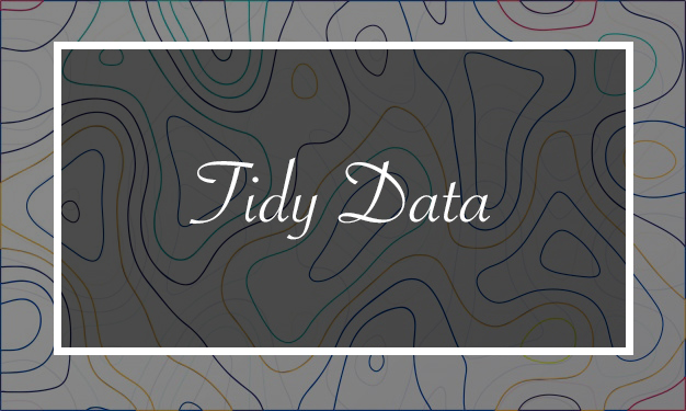 What is a Tidy Dataset